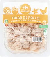 Tiras De Pollo Pechuga De Pollo Al Natural