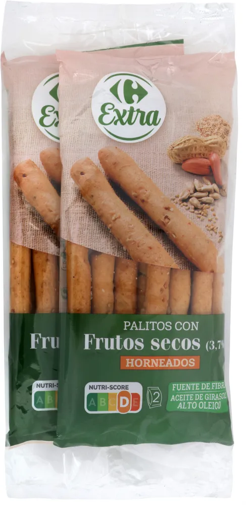 Palitos con frutos secos