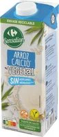 Bebida arroz calcio vegetal sin azúcares añadidos