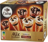 MIx cono mediano sabor chocolate