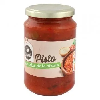 Pisto con salsa de la abuela