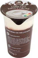 Copa con nata y cacao