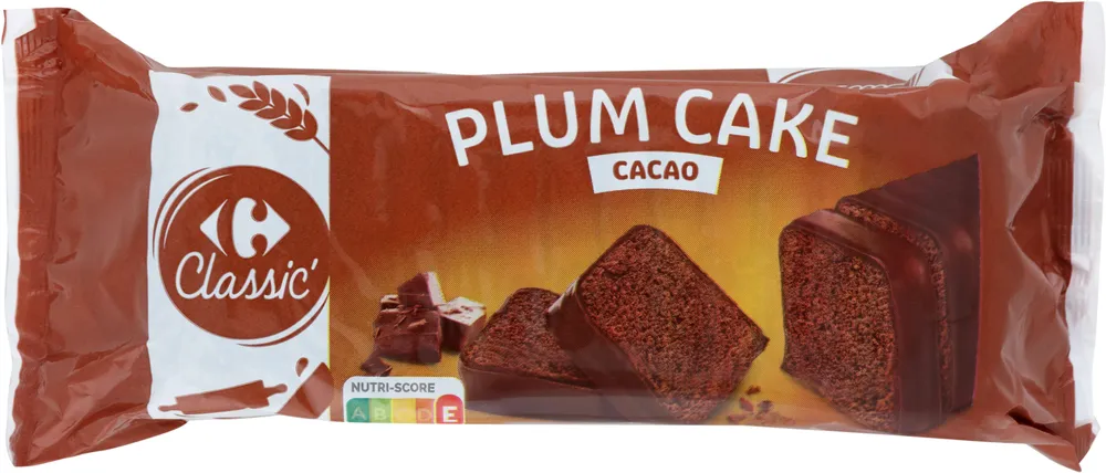 Plum cake cacao