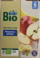 My Baby BIO Fruta para llevar Manzana y Plátano