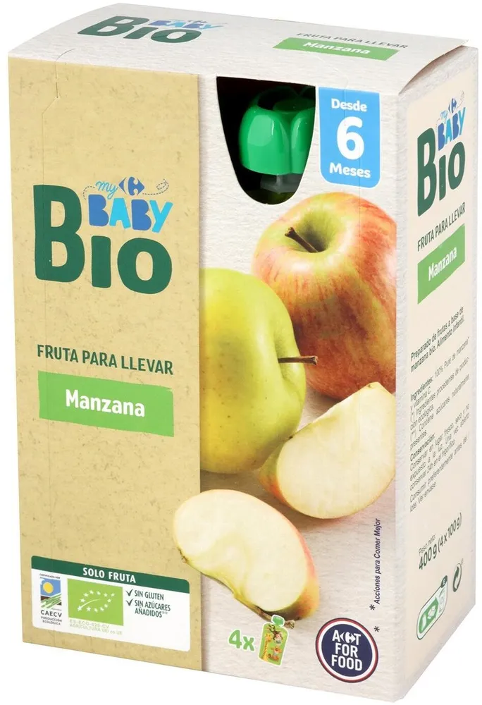 My Baby BIO Fruta para llevar Manzana