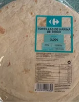 Tortitas de harina de trigo
