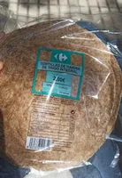 Tortillas de harina de trigo integral