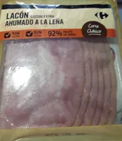 Lacón cocido extra ahumado a la leña