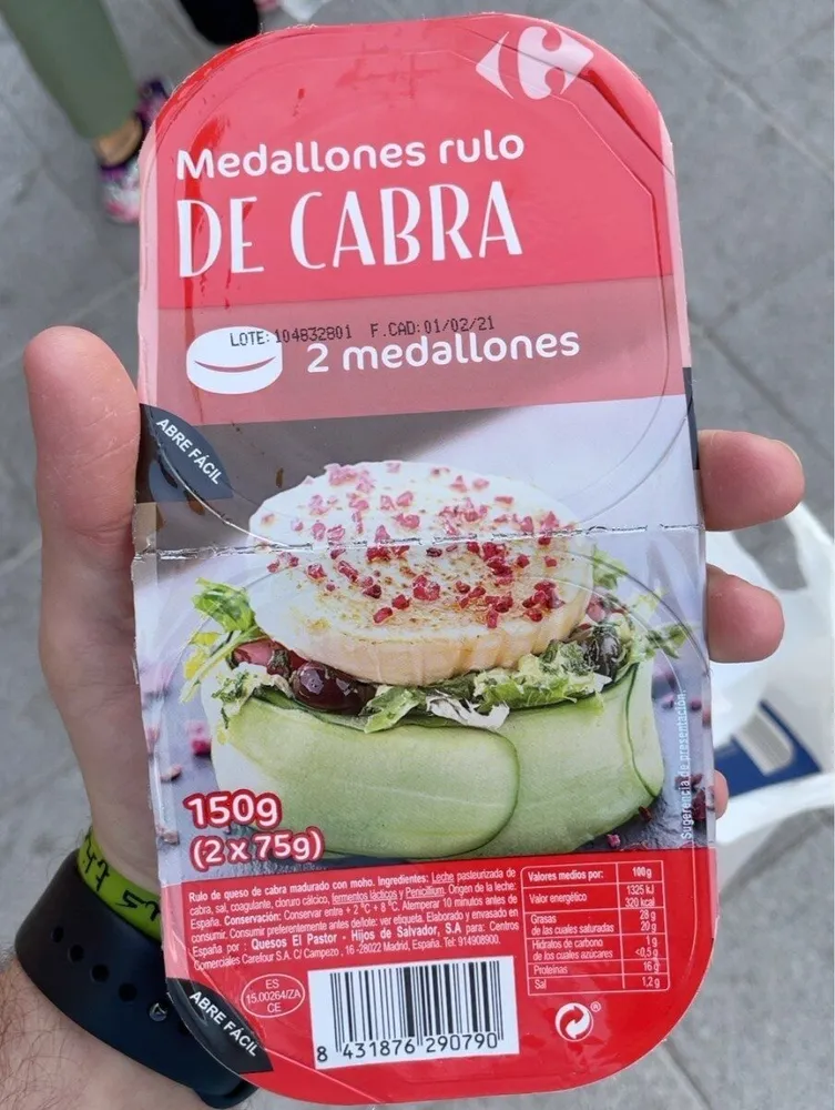 Medallones rulo de cabra