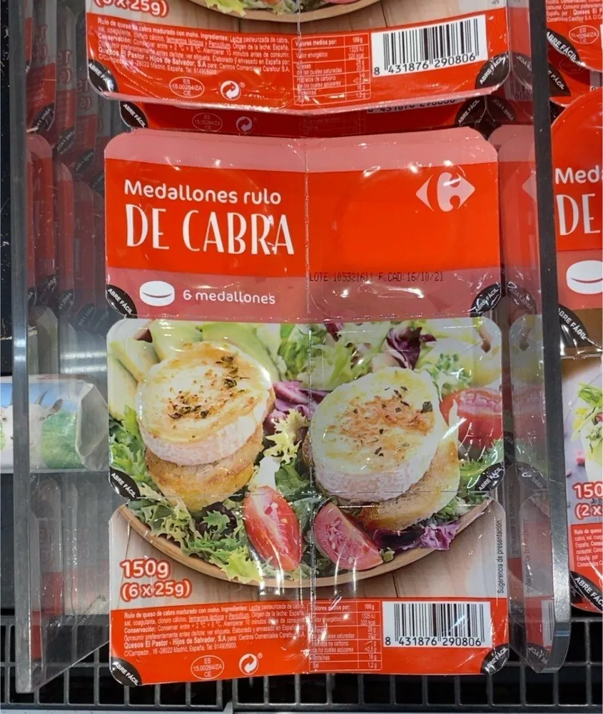 Medallones rulo de cabra