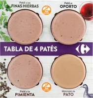 Tabla de 4 patés: Paté a la pimienta