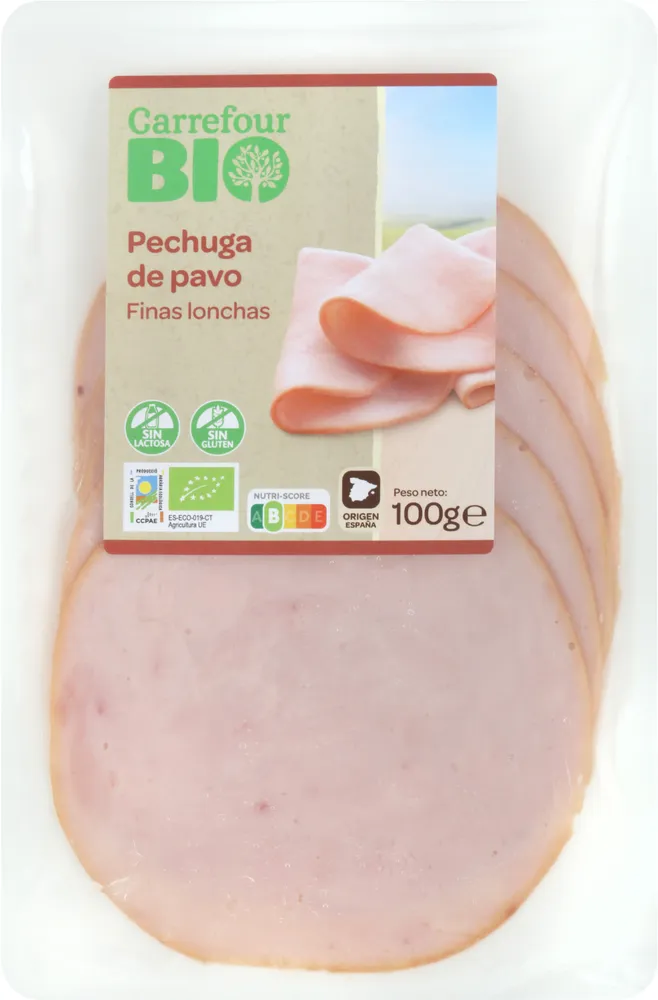 Pechuga de pavo cocida ecológico