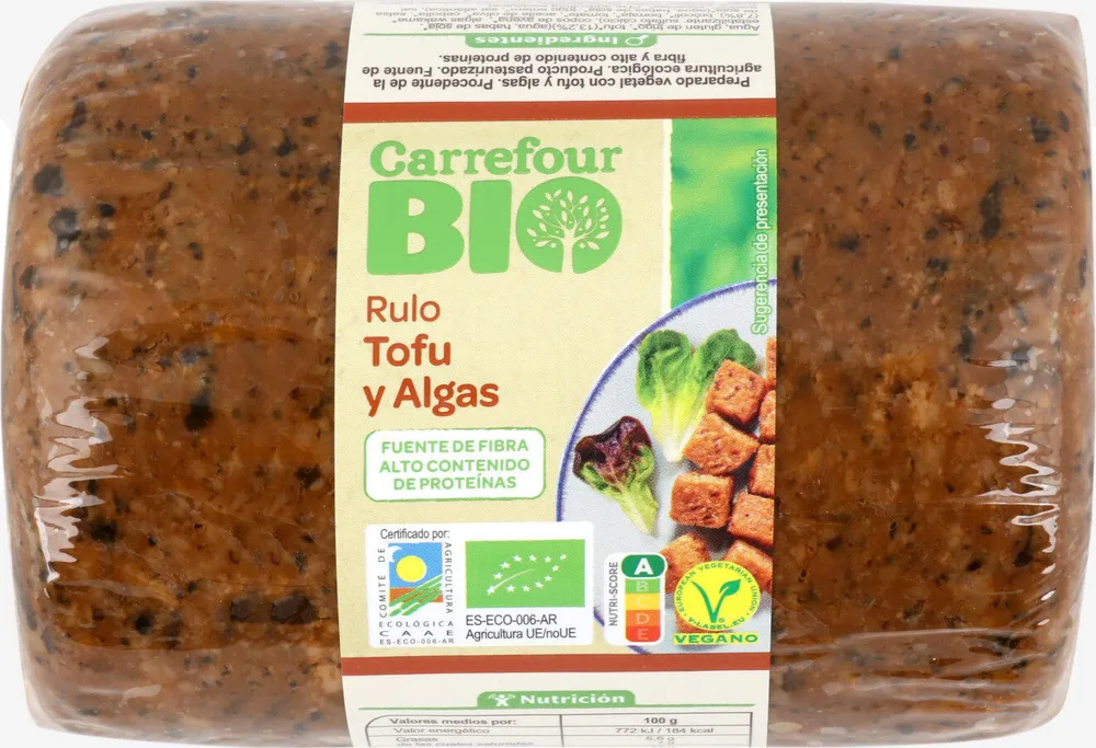 Rulo tofu y algas