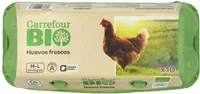 Huevos de gallina criadas en libertad