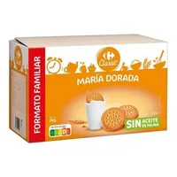 Galleta dorada sin aceite de palma