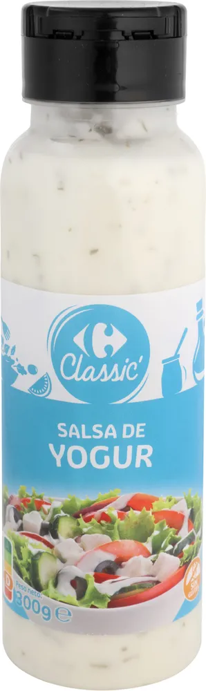 Salsa de yogur ensalada