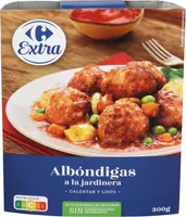 Albóndigas a la jardinera