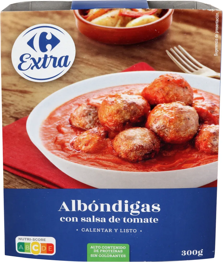 Albóndigas de ternera con tomate