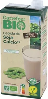 Bebida de soja con calcio