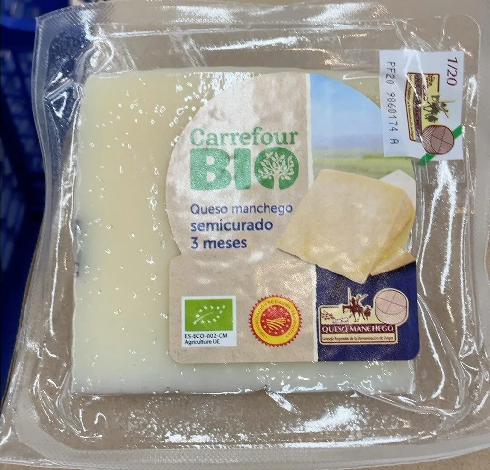 Queso manchego semicurado 3 meses