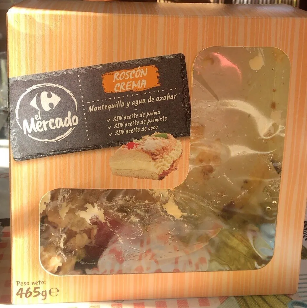 Roscón pequeño crema
