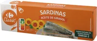 Sardinas en aceite de girasol