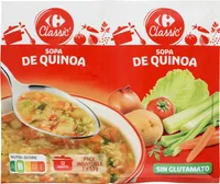 Sopa quinoa con verduras