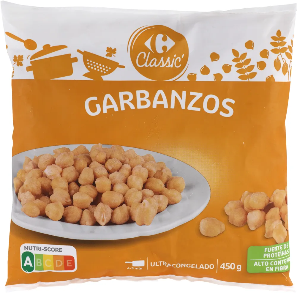 Garbanzo congelado