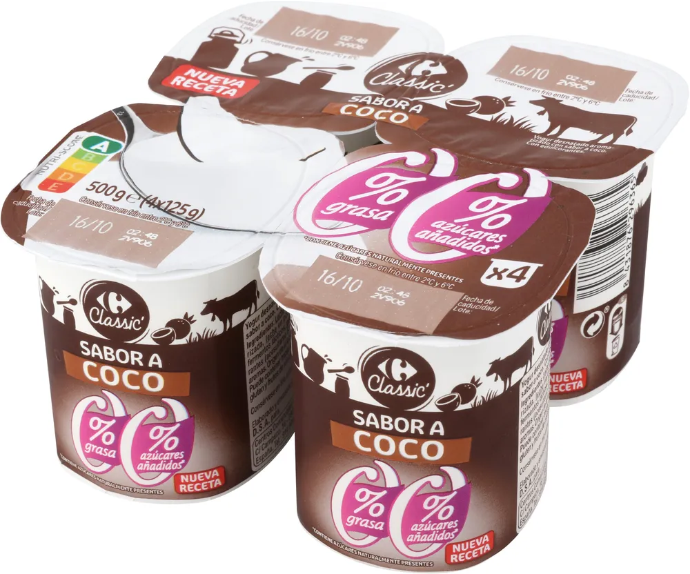 Yogur Sabor Coco 00%