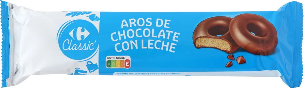 Aros de chocolate con leche