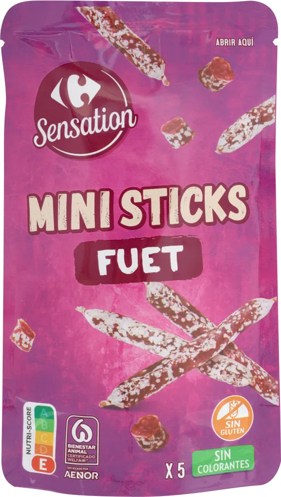 Mini sticks fuet