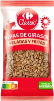 Pipas peladas fritas