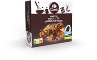 Barritas Muesli con chocolate Negro