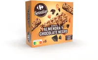 Barrita almendra y chocolate negro