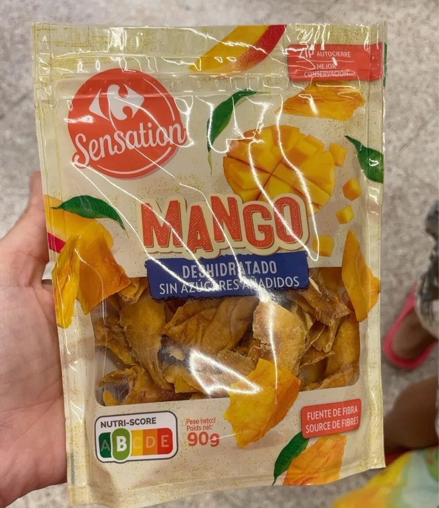 Mango deshidratado