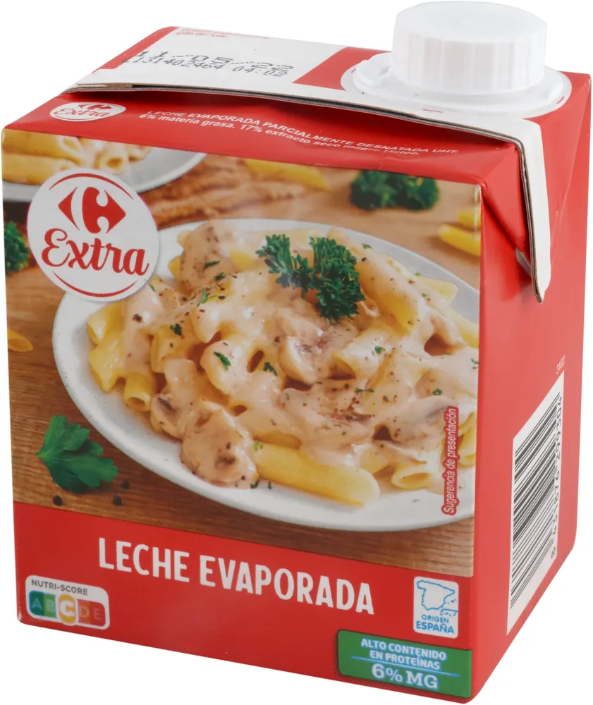 Leche evaporada