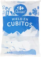 Hielo en cubitos