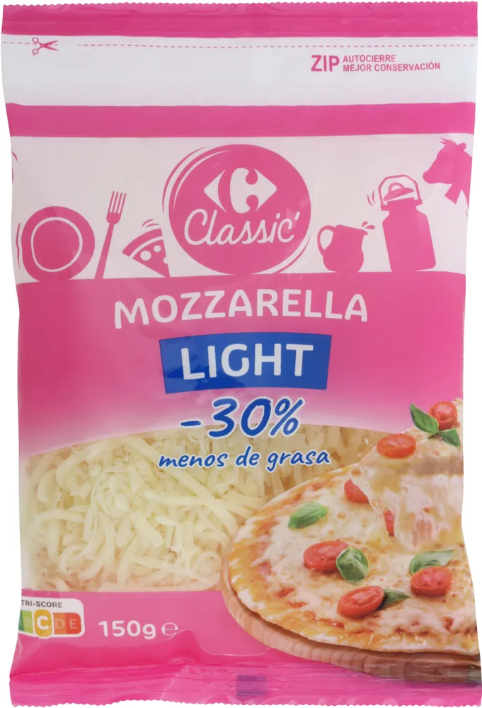 Mozzarella Light Rallada