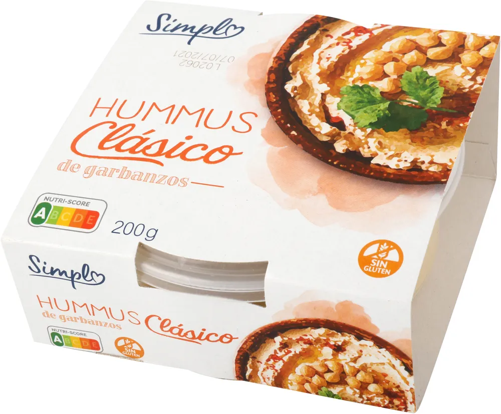 Hummus clasico de garbanzos