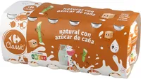 Yogur líquido con azúcar de caña