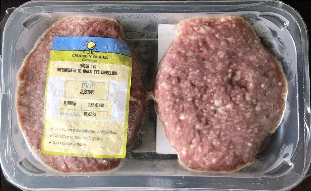 Hamburguesa de añojo cyo congelada