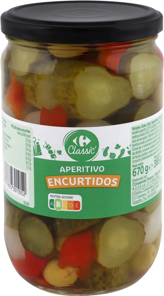 Aperitivo Encurtidos