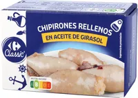 Chipirones Rellenos En Aceite De Girasol
