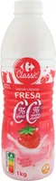 Yougurt líquido fresa carrefour