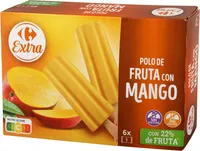 Polo de fruta con mango