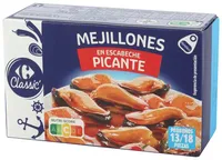 Mejillones en escabeche picante