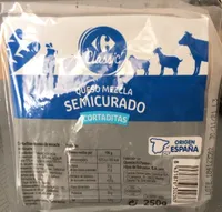 Queso mezcla semicurado