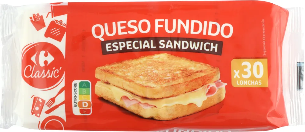 Queso fundido sandwich