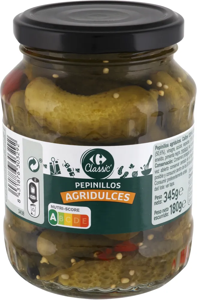 Pepinillos Agridulces
