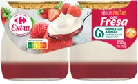 Yogur con fresa